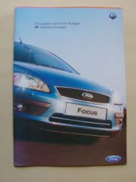 Ford A1 Gebrauchtwagen Prospekt September 2006 NEU