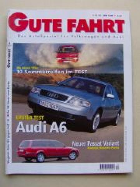 Gute Fahrt 4/1997 Audi A6, T4 EuroSun 581, Golf gegen Polo
