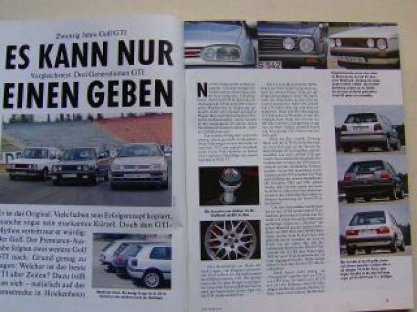 Gute Fahrt 6/1996 Audi A3,S6 plus C4,LT,20 Jahre Golf GTI