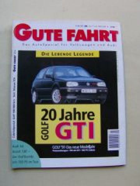 Gute Fahrt 5/1996 VW Golf3 GTi 20 Jahre,Sharan TDI