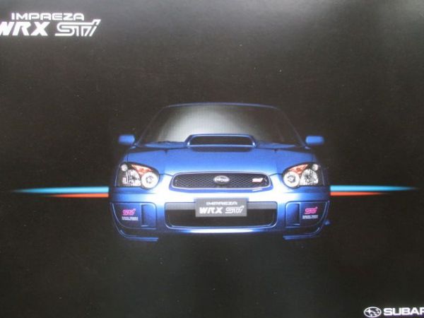 Subaru Impreza WRX STi Prospekt Englisch GD C-E 2002-2005
