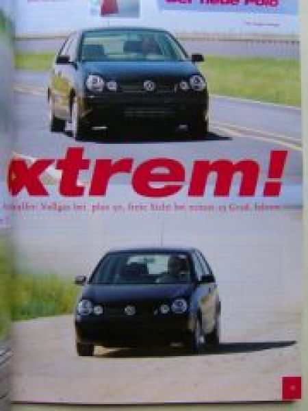 Volkswagen Magazin 10/2001 Polo 6N,FSI, TDI