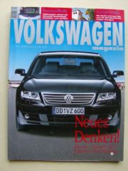 Volkswagen Magazin Nr.1,4/2002 Phaeton,Brennstoffzelle