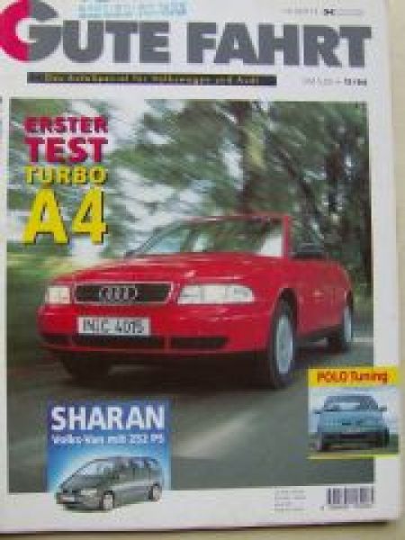 Gute Fahrt 11/1994 Audi A4 Turbo,NSU Spider, Polo 45