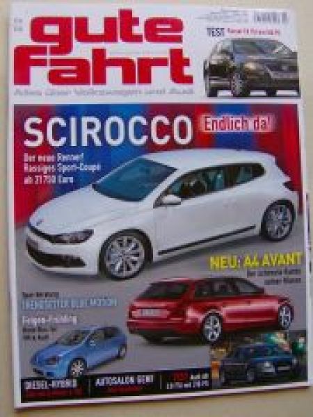 Gute Fahrt 4/2008 Scirocco, Passat 18tSI,A8 2.8FSI,Cayenne GTS