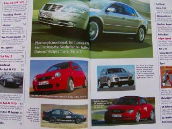 Gute Fahrt 4/2002 Golf4 FSI, TT Roadster, Porsche Cayenne (955)