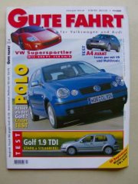 Gute Fahrt 11/2001 VW W12, Polo, D1, T4 Multivan 2.5TDI