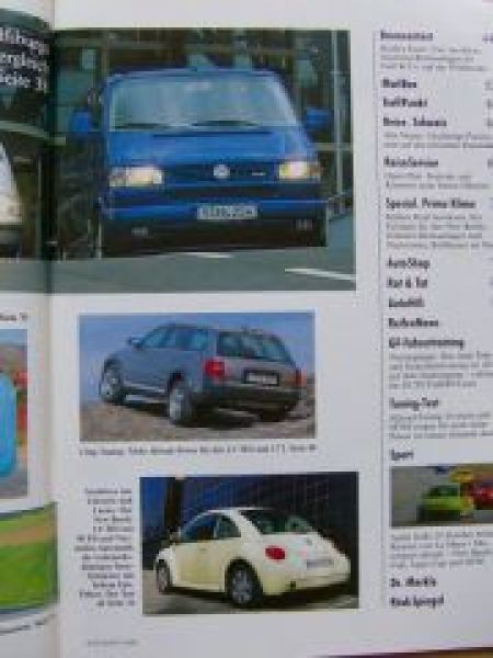 Gute Fahrt 7/2000 Audia A8 V8 TDI, Lupo Kaufberatung,A3