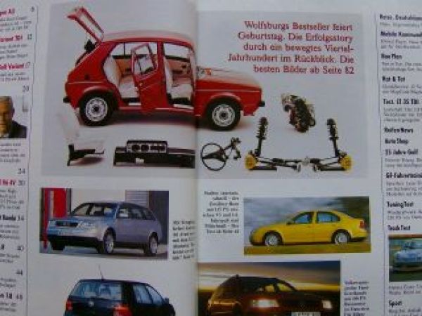 Gute Fahrt 6/1999 VW Bora Variant Audi TT Coupè,Oettinger Bora 1
