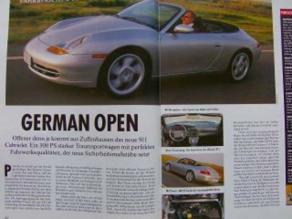 Gute Fahrt 4/1998 VW Golf gegen Polo,911 Cabrio (996),LT2.8TDI