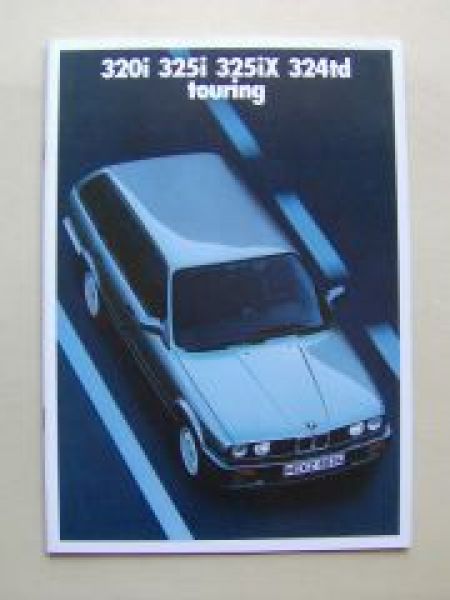 320i 325i 325iX 324td Touring E30 September 1987