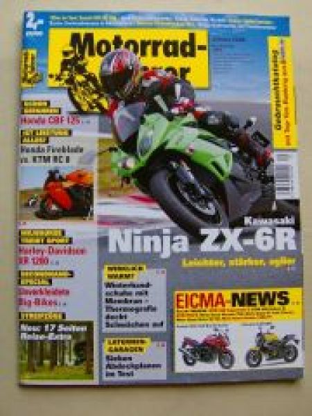 Motorradfahrer 1/2009 Kawasaki Ninja ZX-6R,Honda Fireblade