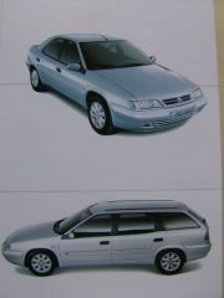 Citroen Xantia Millèsime Prospekt Dezember 1999 NEU