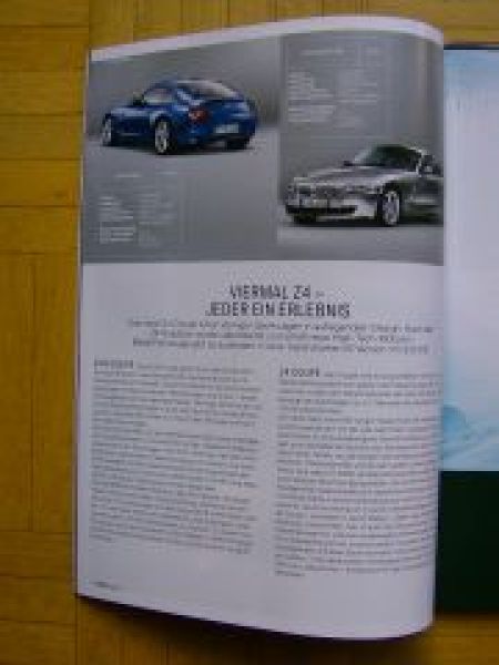 BMW Magazin 1/2006 Z4 Coupe M E86, E91 Touring