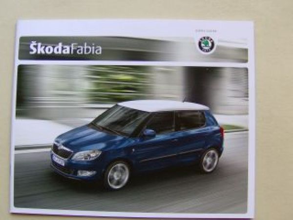 Skoda Fabia Prospekt Juni 2010 NEU