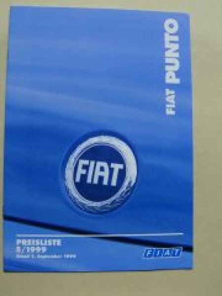 Fiat Punto 1.September 1999 NEU