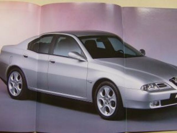 Alfa Romeo 166 Prospekt September 1999 NEU