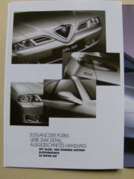Alfa Romeo 166 Prospekt September 1999 NEU