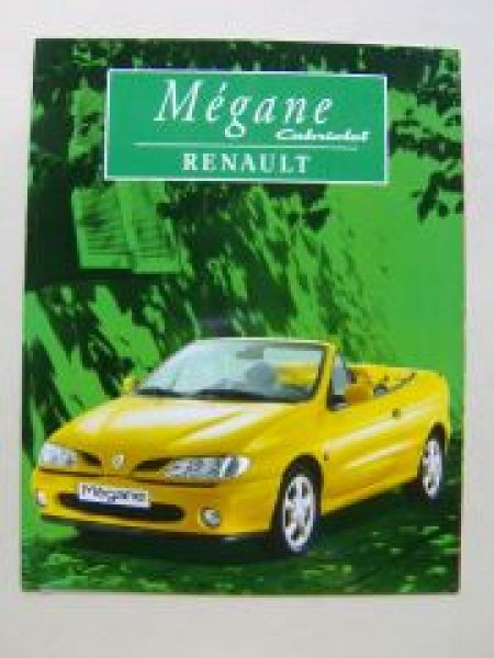 Renault Mègane Cabriolet April 1997 NEU Typ BA