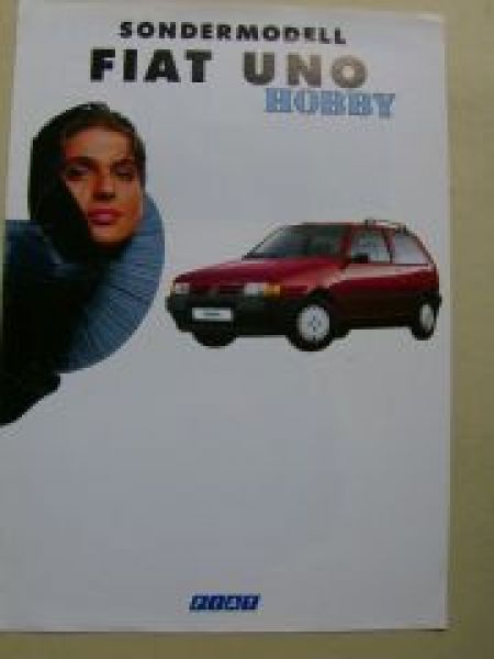 Fiat Uno Hobby Sondermodell März 1993