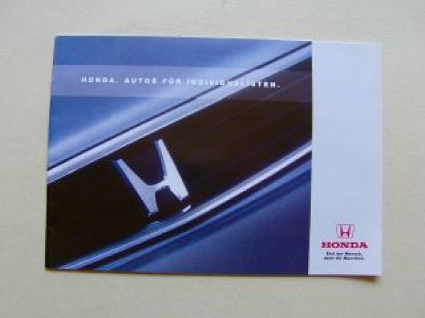 Honda Gesamtprogramm April 1998 NEU