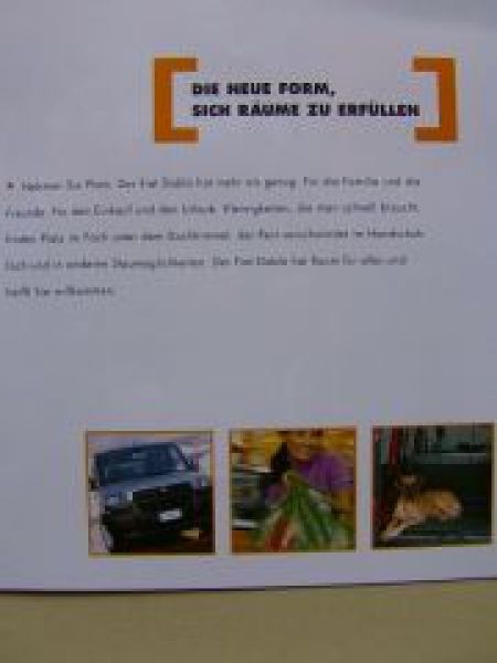 Fiat Doblò Prospekt Vorstellung NEU