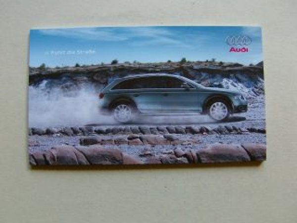 Audi A4 allroad Postkarten NEU Rarität