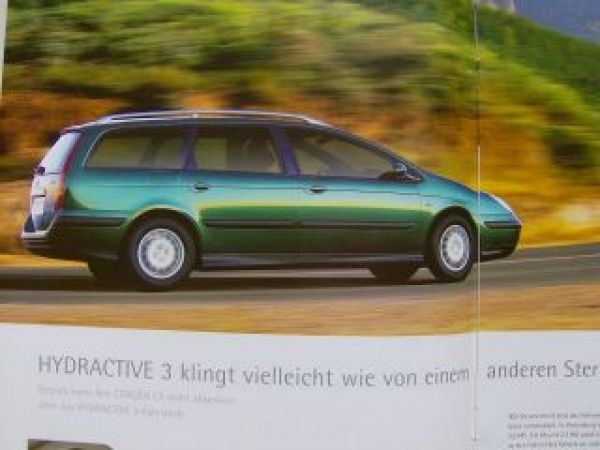 Citroen C5 Kombi Prospekt Februar 2002 +Preisliste NEU