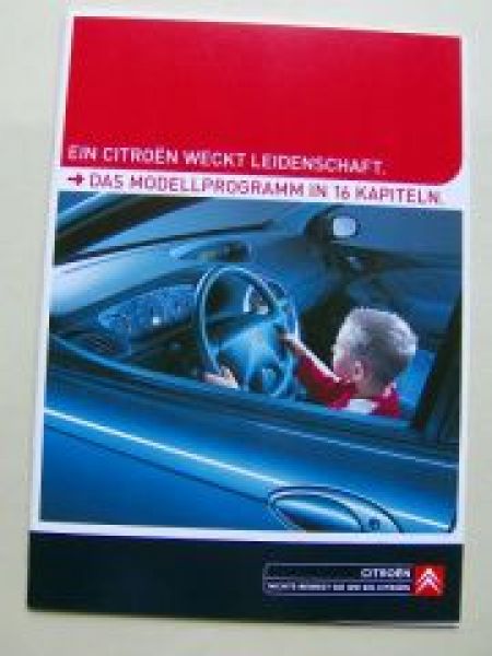 Citroen Modellpalette 2003 Prospekt NEU