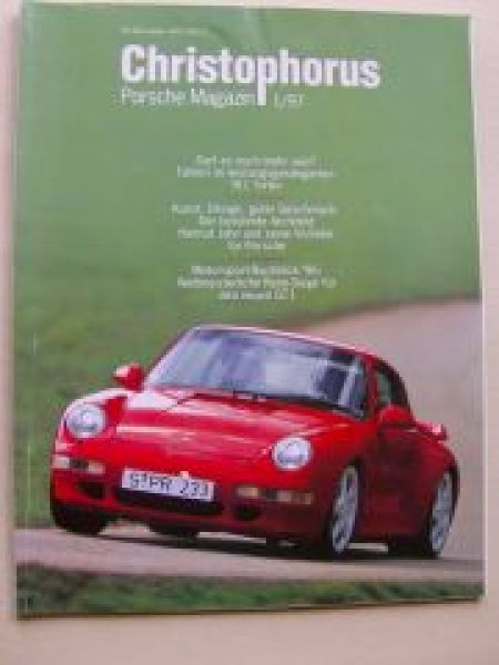 christophorus Nr.264 1/1997 911 Turbo (993),GT1,Reinhold Joest