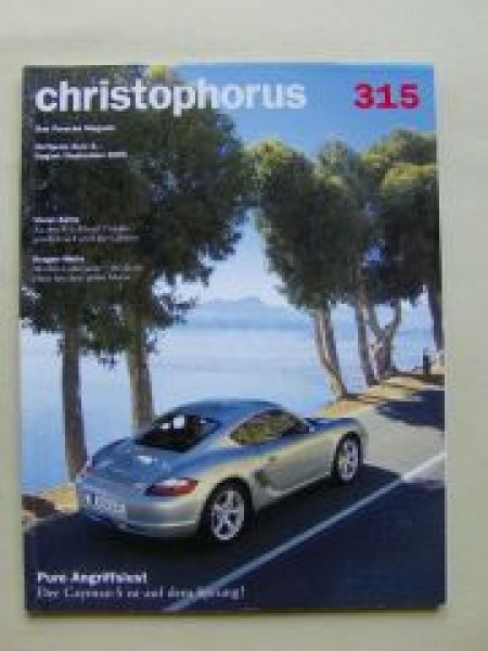 Christophorus Nr.315 Cayman S,911 C4S (997),Cayenne