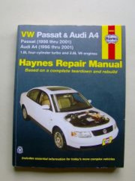 Haynes VW Passat Typ3B Audi A4 B5 Repair Manual