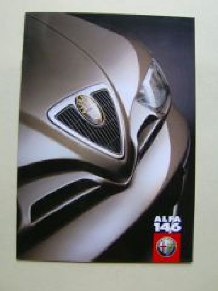 Alfa Romeo 146 Prospekt September 1999 NEU