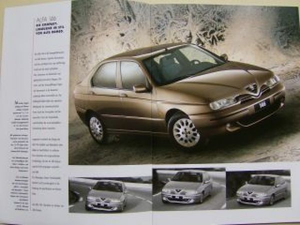 Alfa Romeo 146 Prospekt September 1999 NEU