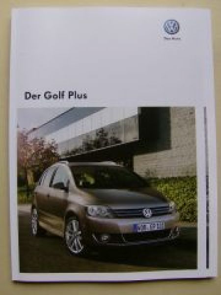 VW Golf6 Plus Prospekt Mai 2010  +Blue Motion +Preisliste NEU