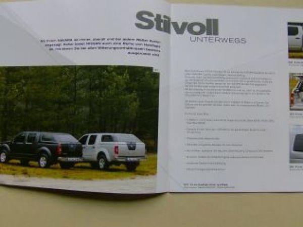 Nissan Navara Laderaumzubehör Prospekt April 2008