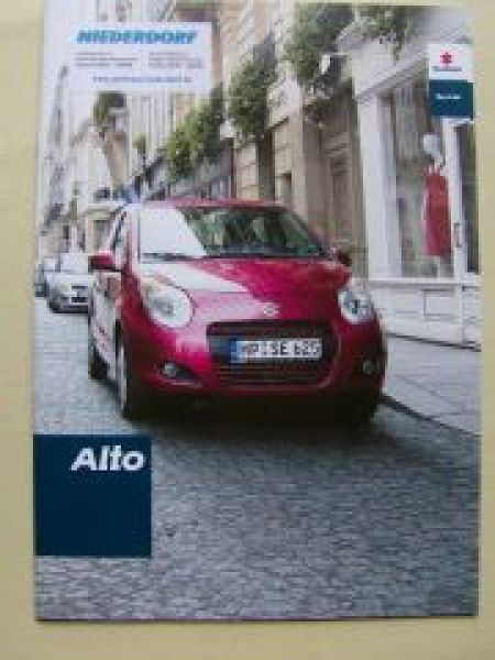 Suzuki Alto Prospekt April 2010 +Preisliste NEU