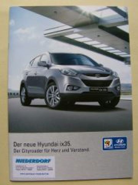 Hyundai ix35 Prospekt Mai 2010 NEU