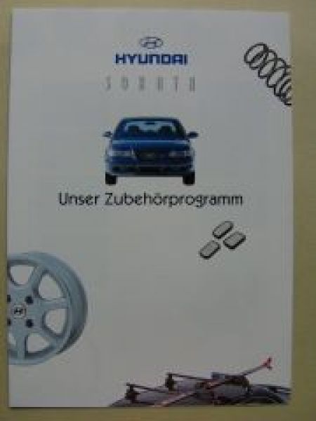 Hyundai Sonata Zubehör Prospekt April 1998 NEU