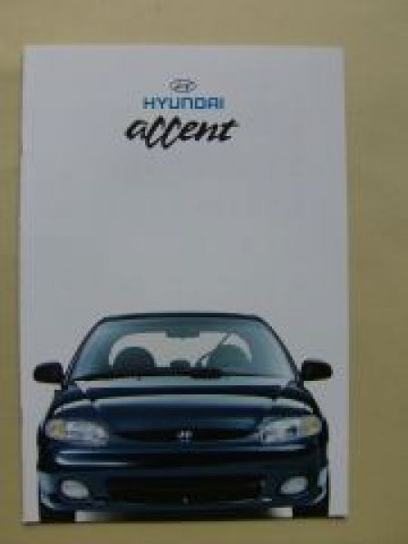 Hyundai Accent Prospekt März 1999 NEU