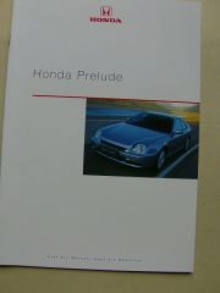 Honda Prelude Oktober 1998 Prospekt NEU