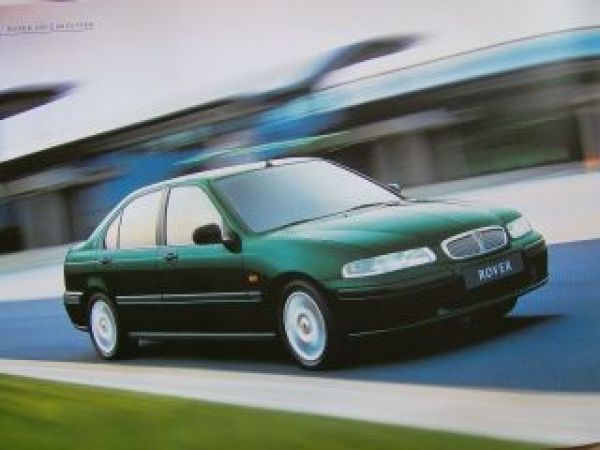 Rover Die Marke.Die Modelle Gesamtprospekt 6/1997