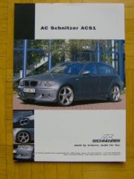 AC Schnitzer ACS1 1er Reihe E87 Prospekt