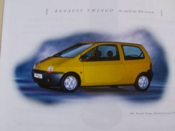 Renault Modellprogramm 1996/97