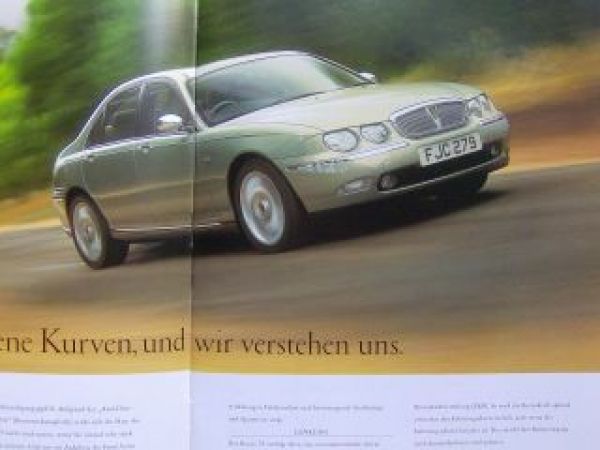 Rover 75 Prospekt Juni 1999 +Preisliste Oktober 1999 NEU