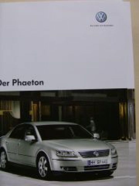 VW Phaeton Prospekt Mai 2006 3D2 3D8