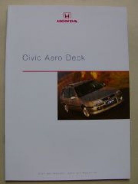Honda Aero Deck Juli 1999 NEU