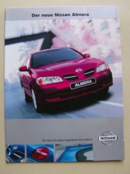 Nissan Almera neues Modell Februar 2000 NEU