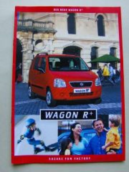 Suzuki Wagon R+ Mai 2000 Prospekt