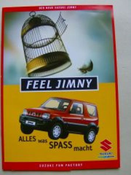 Suzuki Jimny Prospekt Januar 1999 +Preisliste 9/1999